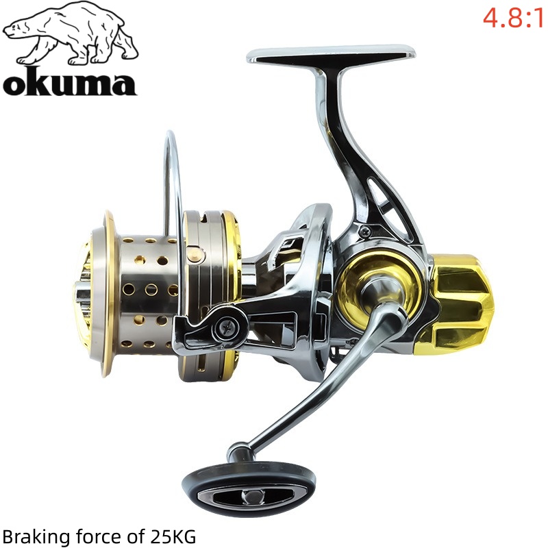 Рыболовная катушка OKUMA 8000- – обзор и цена Daiwa Reel Bg